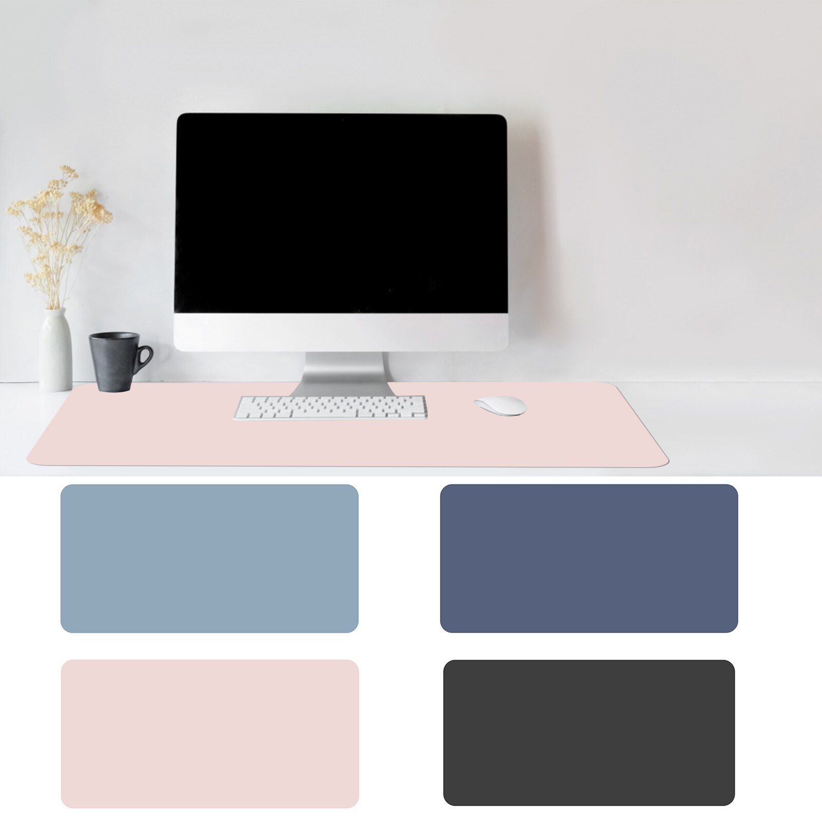 Bureau Pad Pu Spot Leer Waterdicht Oversized Muismat Pvc Pad Mousepad Bureau Pad Leuke Muismat