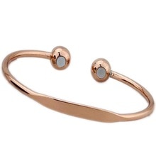 Health Care Bracelets For Women Copper Magnetic Bangle Magnet Bracelet Charm Jewelry as Cuff Open