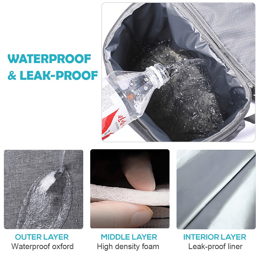 Thermal Cooler Bag Cooler Backpack Leak-Proof Grocery Waterproof Insulated Bag for Outdoor Hiking Picnic Camping Beach Equipment