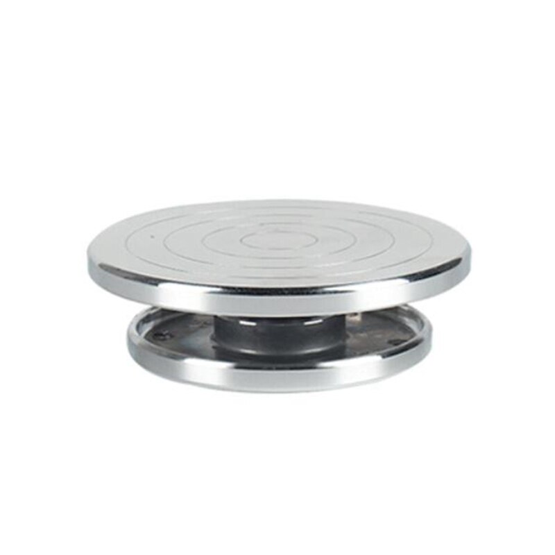 12/15cm Double Face Use Aluminum Alloy Turntable for Ceramic Clay Sculpture Platform Pottery Wheel Rotating Tools: Default Title