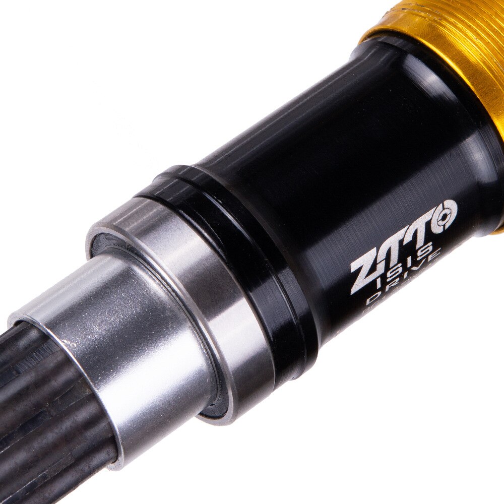 ZTTO Fahrrad Tretlager Prüfung ist 124,5mm 127,5mm BSA68 10 Gewinde BB für BMX Fahrrad Prüfung Stahl Welle BB Spindel Äußehe Lagerbier