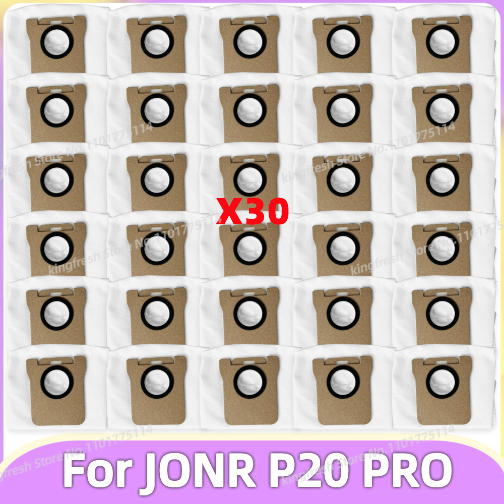 Bolsa de polvo de repuesto compatible con accesorios para robot aspirador JONR P20 PRO.