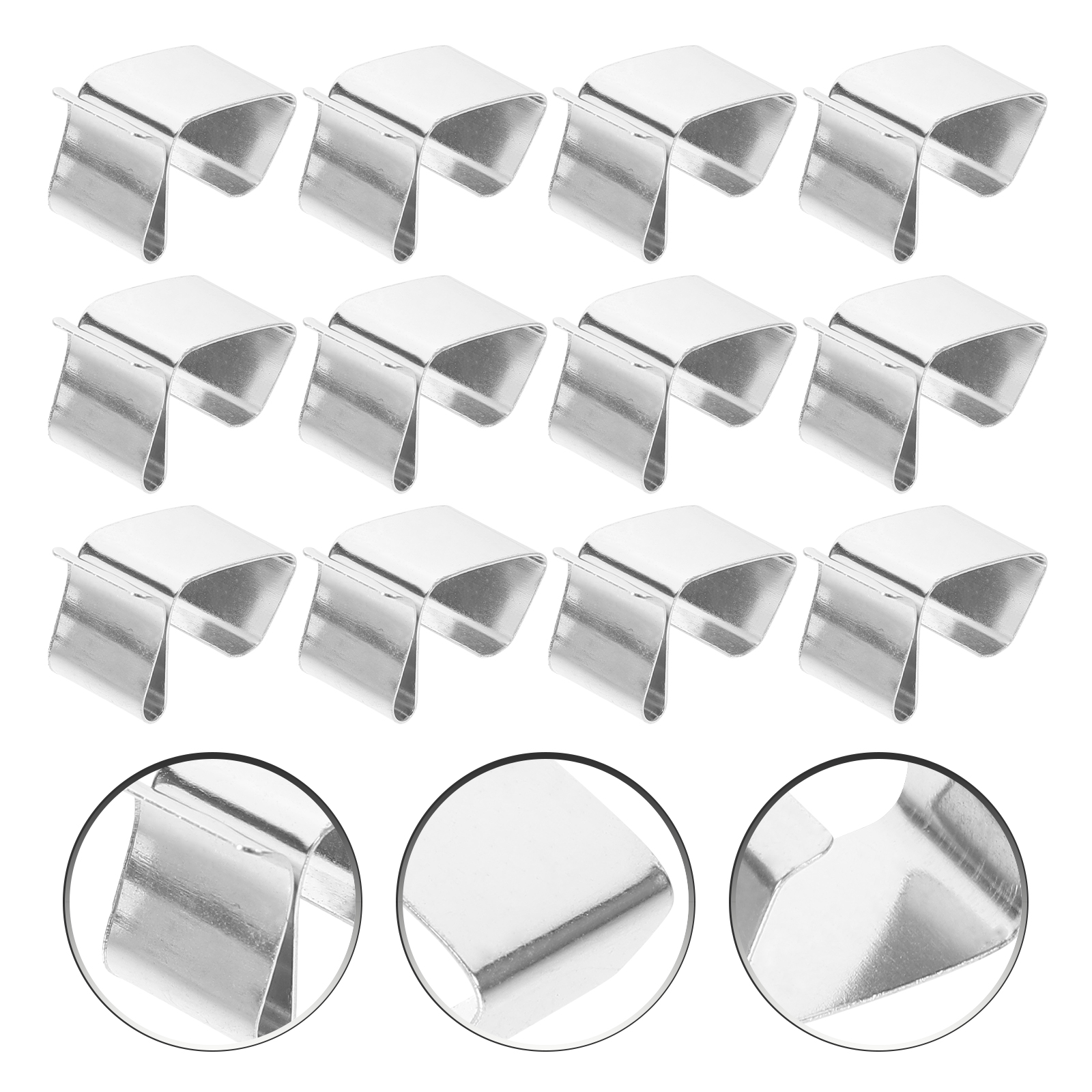 50 Pcs Outdoor Light Cord Clip Clips Christmas Gutter Decorative Lights Hangers for outside Metal Hanging Gutters: Default Title