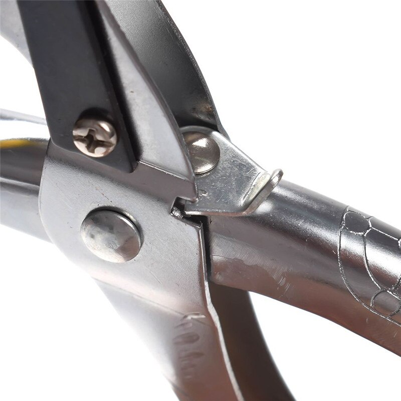 1Pcs Durable Heavy Duty Revolving Leather Belt Holes Punch Hand Pliers Tool Eyelets