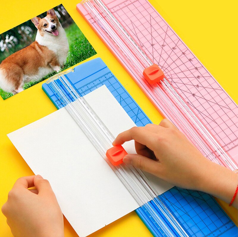 Office tools A4 Paper Cutter Art knife Portable Multi-functional Cutter for Photo Office DIY Students Paper