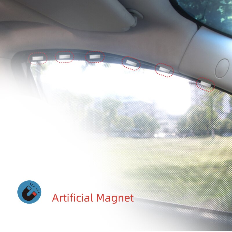 SUV parasol de coche ventana sombra doble espesor lado trasero ventana sombrillas de automóviles de ajuste Universal para rv camión protección UV