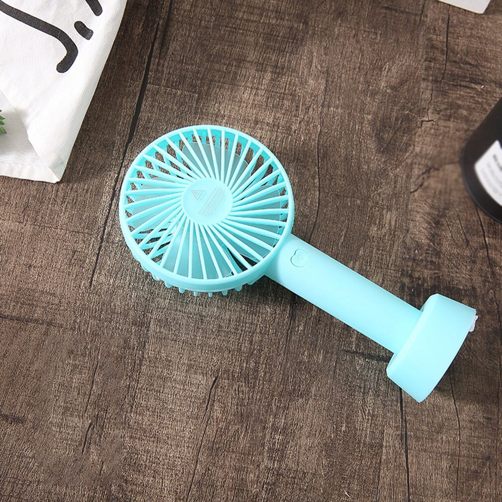 Rechargeable Portable Handheld Fan Without Battery Mini Usb Fan Four Leaf Fan Third Gear Wind Speed Silent Operation
