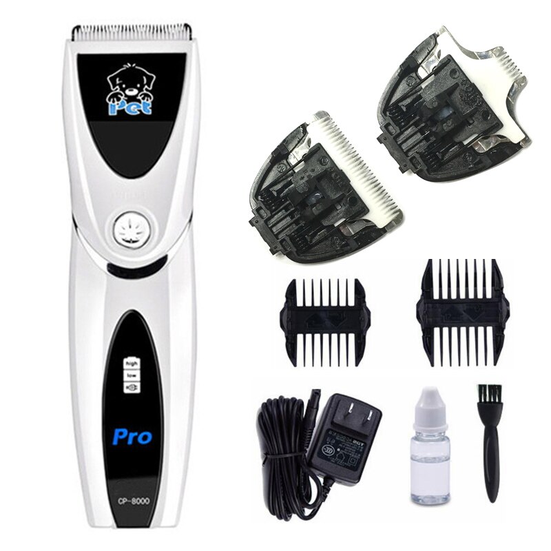 Codos Elektrische Huisdier Tondeuse Styling Gesneden Snijder Professionele Oplaadbare Scheerapparaat Kat Hond Haar Trimmer Grooming Machine: add 2pc blade