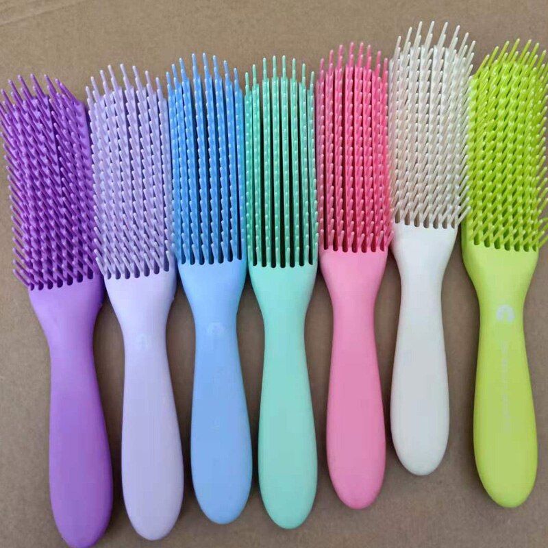 Peigne poulpe pour bébé 1 pièce, Style de coiffure multifonctionnel, peigne de Massage pour cheveux lisses, outil antistatique en plastique