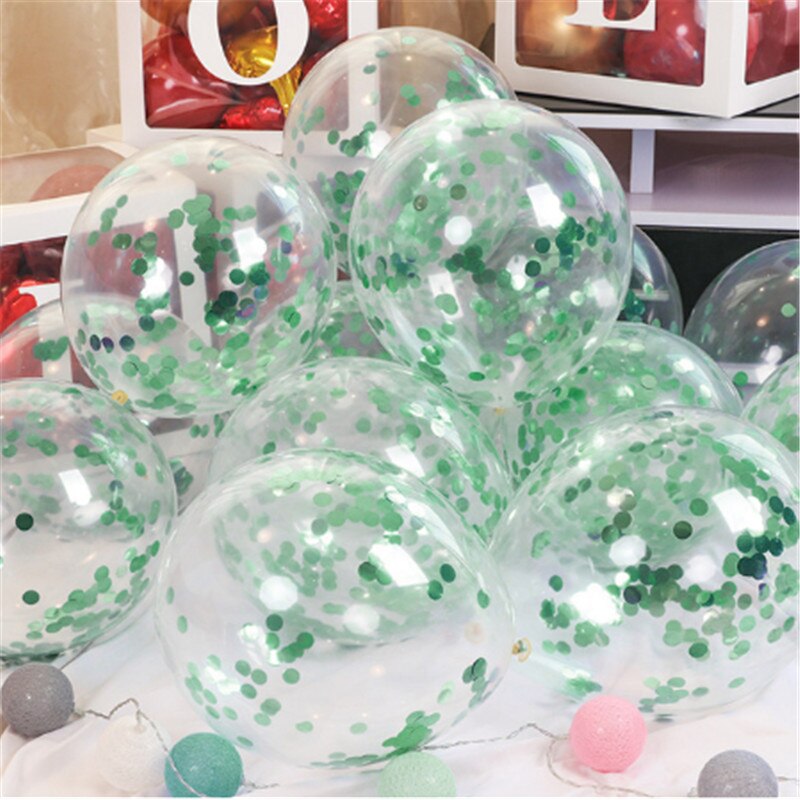 12 Inch 15 Pcs Rose Gold Confetti Latex Ballonnen, Baby Shower, Bruiloft Decoratie, kinderen Verjaardagsfeestje Ballonnen: g / 10inch