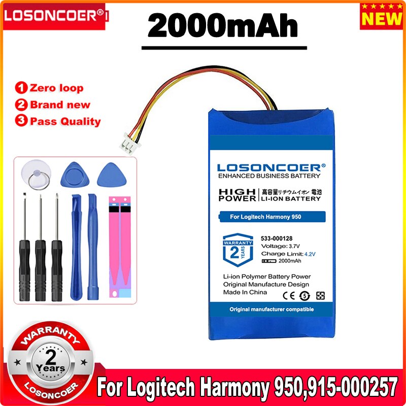 Batteria compatibile 533-000128, 623158 per Logitech Batteria compatibile 533-000128, 623158 per Logitech