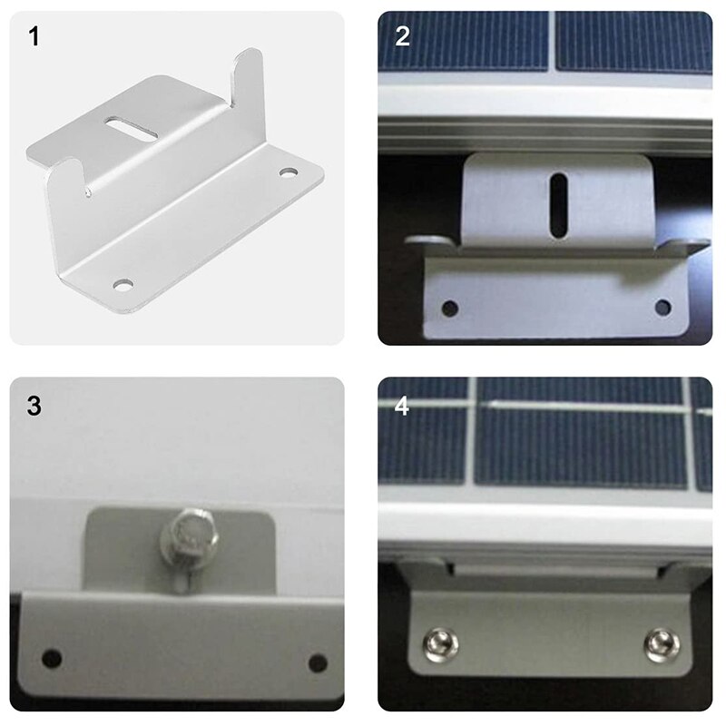 Solar Panel Mounting Z Bracket Mounts,Solar Panel Roof Mounting Kit with Nuts and Bolts