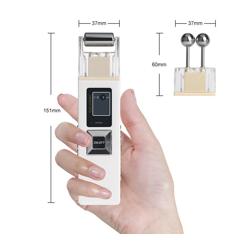 Import- en exportinstrument voor bio-ionen voor diepe gezichtsreiniging over de grenzen heen