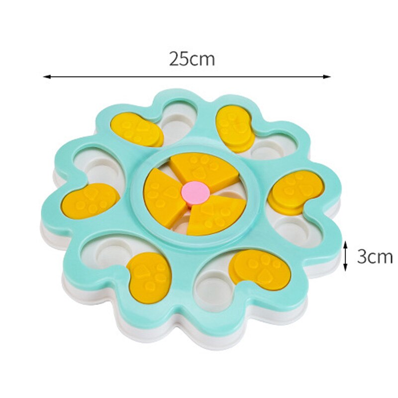 Dog Puzzle Feeder Toy Puppy Treat Dispenser Puzzle Slow Feeder Dog Toy Dog Training Games Feeder With Non-Slip
