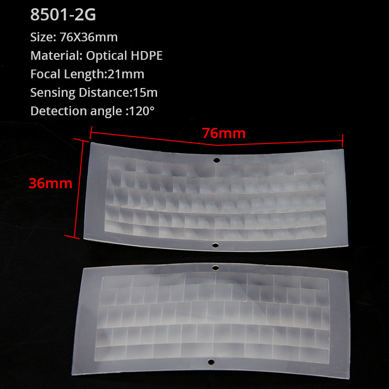 10PCS Optical PIR HDPE Human body Infrared Induction Fresnel Lens Focal Length Far Sensing Distance
