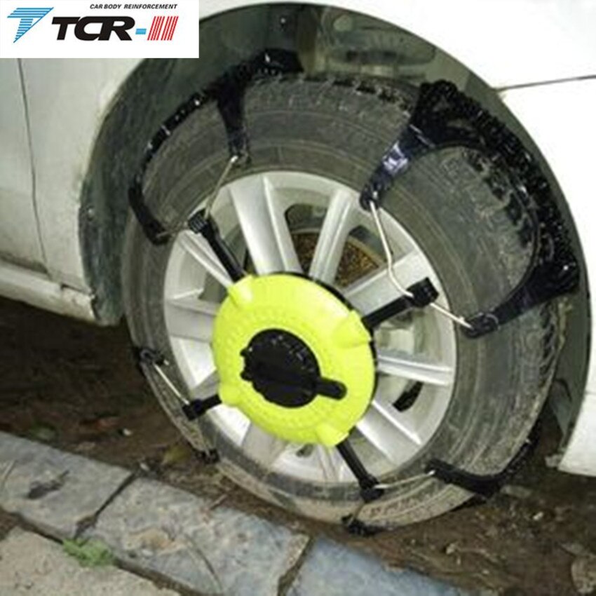 Spikes für reifen Auto Styling Auto Anti-Schleudern kette verdickung TPU gummi Auto brot aus-Straße fahrzeug reifen schnee Anti-Schleudern kette