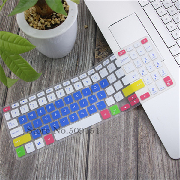 For Asus Vivobook 15 ASUS VivoBook 15 M515UA M515U M515D M515DA M515 DA 15.6 Inch Silicone Laptop Keyboard Cover Skin Protector: Candy blue