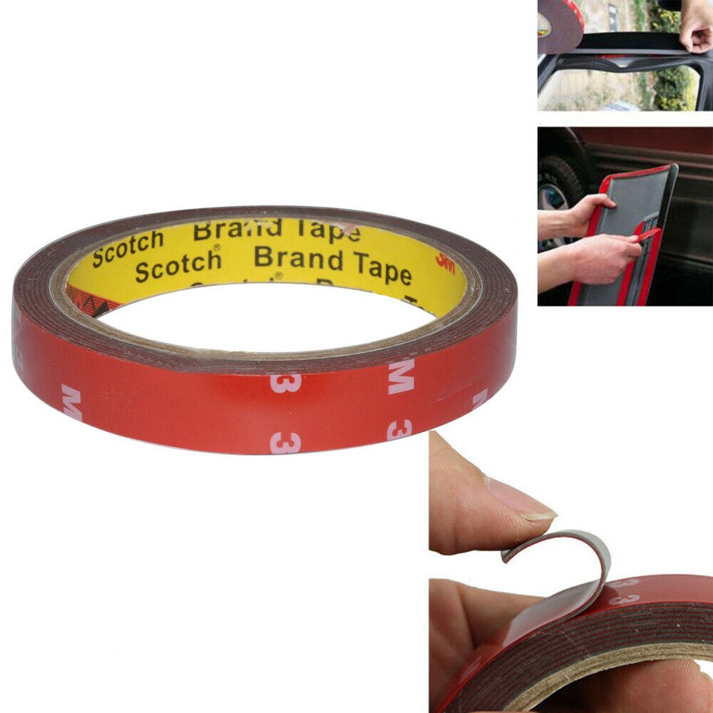 3M Automotive Acrylic Plus Double Sided Adhensive Attachment Tape Auto Car Truck Van (3 Meters Length/Roll)