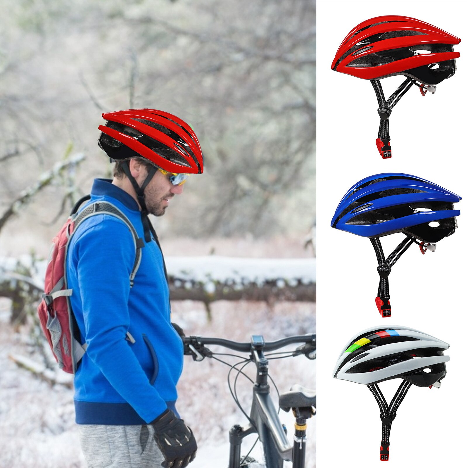 Outdoor Sport Fahrrad Helme Radfahren Helm Ultraleicht MTB Rennrad Helm Männer Frauen Aero Capacete De Ciclismo 56-62cm