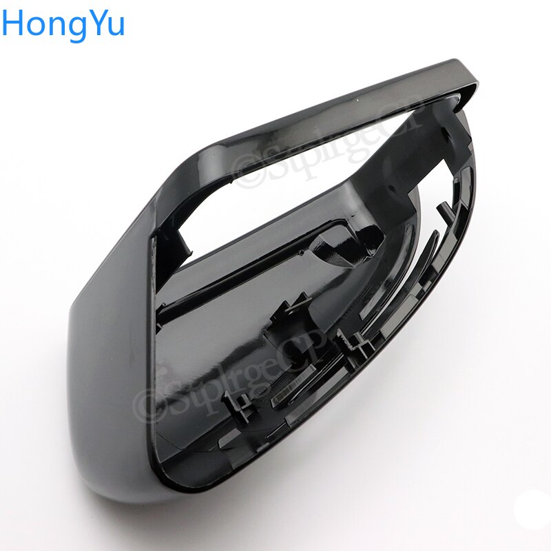 Cubierta para espejo retrovisor Mercedes Benz Clase A W176 , de fibra de carbono negro brillante, accesorios para espejo
