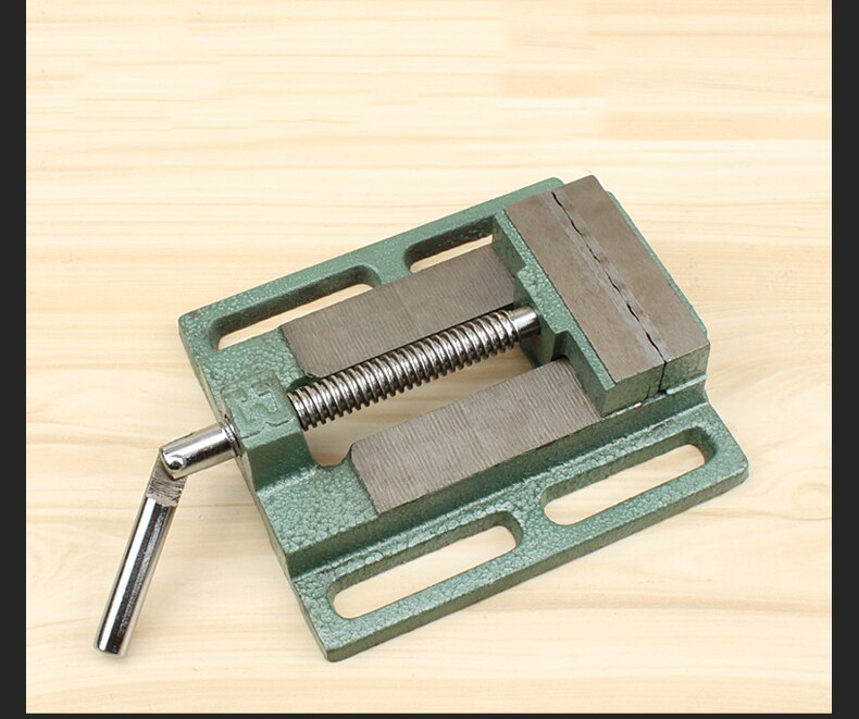 3 Inch Drill Press Vice Bench Clamp Flat Tongs Vise Drilling Machine Clamping Clamp Firmly Woodworking hand tool 180 rotatable