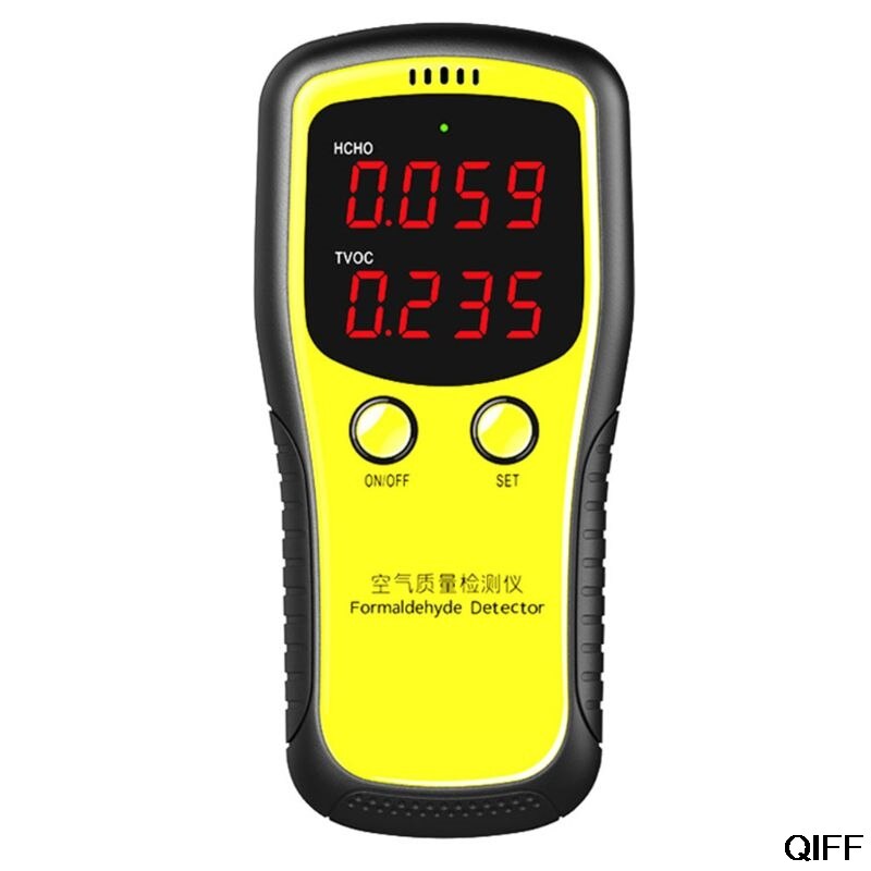 & Draagbare Lcd Digitale Dioxide Meter CO2 Monitor Indoor Air Quality Formaldehyde Detector Juni 25