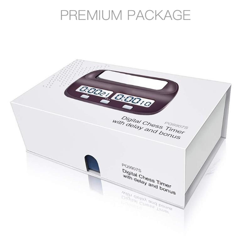 LEAP Digital Chess Clock Count Up Down Timer Sports Electronic Chess Clock I-GO Competition Board Game Chess Watch