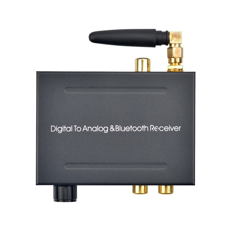 Bluetooth 5.0 DAC 192Khz Digital to Analog Audio Converter Bluetooth Receiver with Volume Control for iPad Phone DVD: Default Title