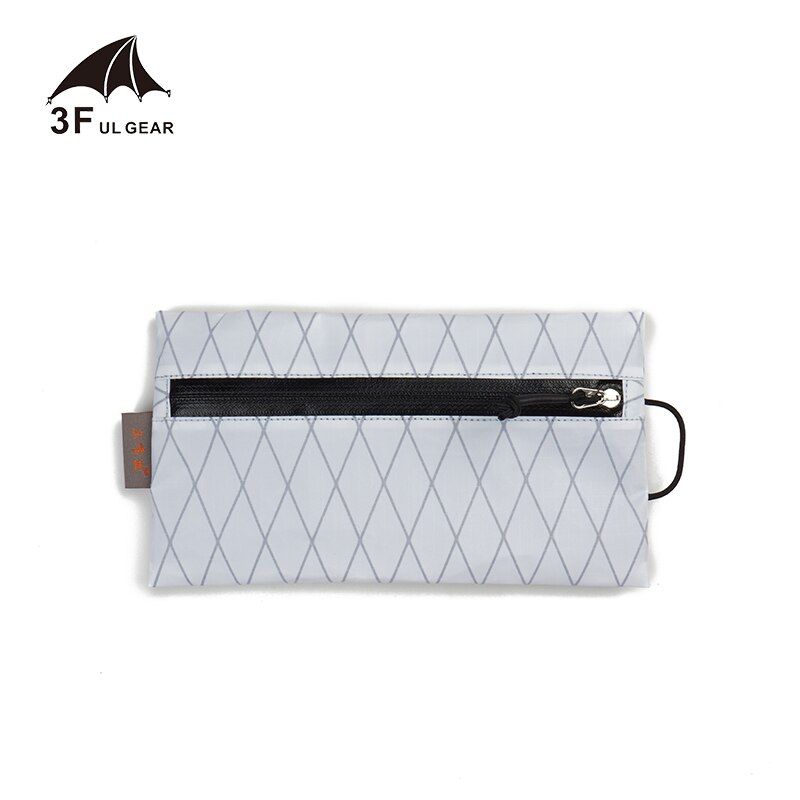 3F UL Gear X-PAC-Bolsa de almacenamiento de tela con doble cremallera lateral, portátil, pequeña, impermeable, ultraligera, para acampar y senderismo