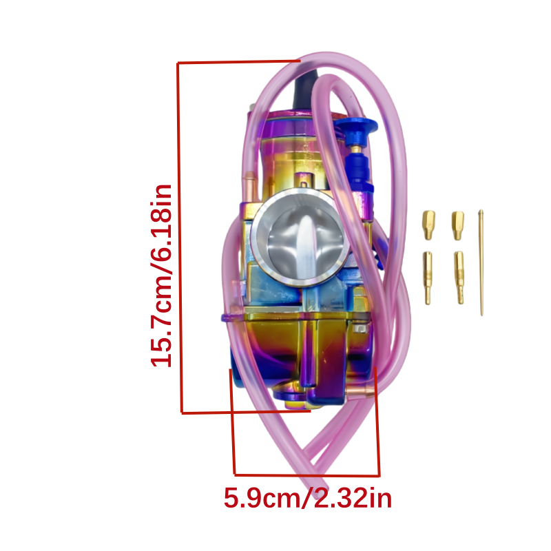 Kleur PWK carburateur 24MM 26MM 28MM 30MM 32MM 34MM motorfiets modificatie universele carburateur off-road voertuig scooter ATV