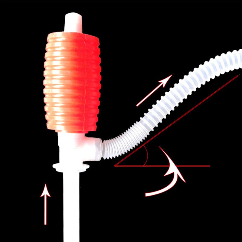 Portable voiture manuel main Siphon pompe tuyau gaz huile pompe de transfert en plastique