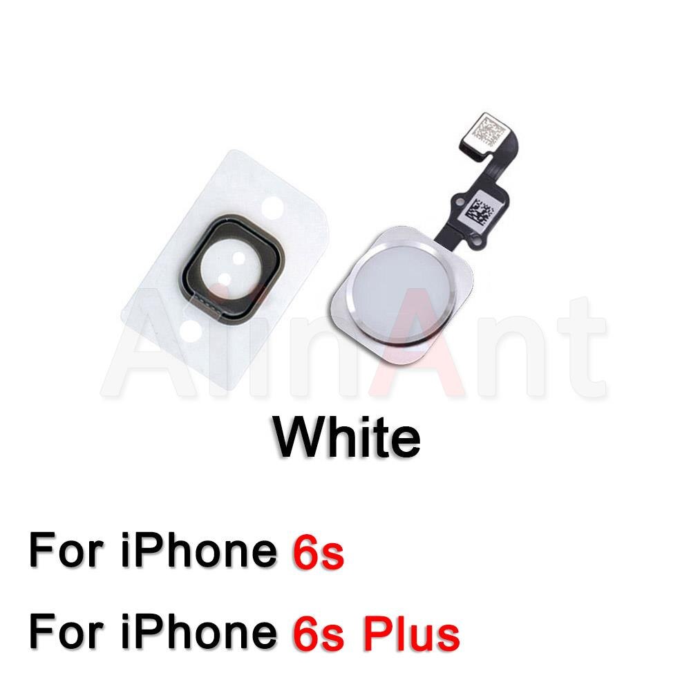 Aiinant Originele Home Knop Flex Voor Iphone 5 S Se 6 6 S 7 8 Plus 8 Plus 7Plus terug Thuis Flex Kabel Functie Vergadering: For 6s-6sPlus White