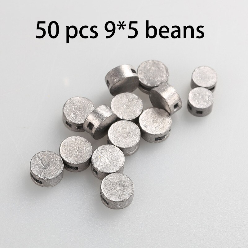 Sellos de seguridad sellados de plomo para prepago, 6x4, 8x5, 9x5, 10x5, 12x5, 15 unidades: 50 pcs 9X5 beans