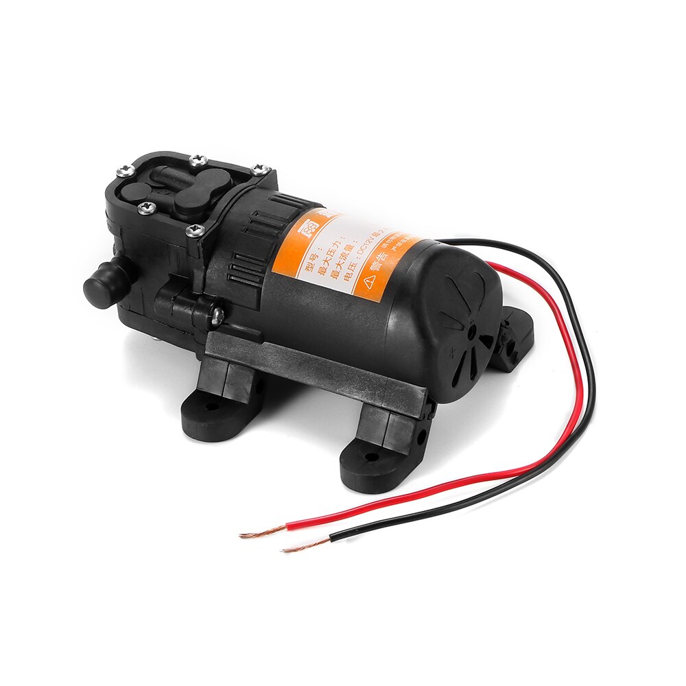 Hoge Druk Membraanpomp Water Spuit Wasstraat 12 V Duurzaam Dc 12 V 70PSI 3.5L/Min Landbouw Elektrische Water pomp Zwart