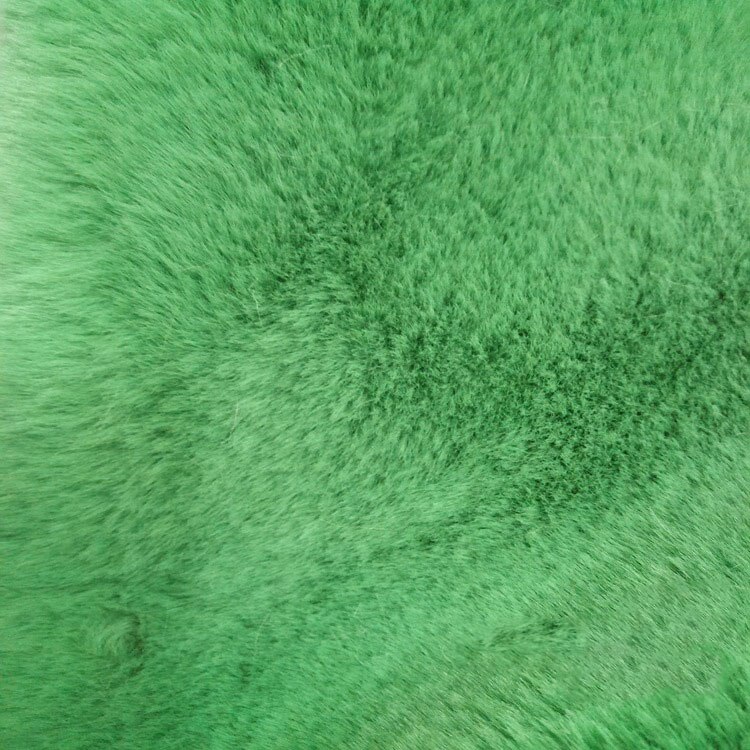 1400 Gram Van Konijnenbont, Wol-Achtige Kleding Stof, Herfst En Winter Kunstmatige Bont Stof: green