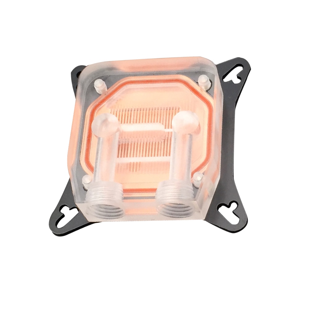 GPU Water Block Cooling Double Channel of Copper Column Video Graphics Card Water Cooler Radiator 0.4mm For AMD W40