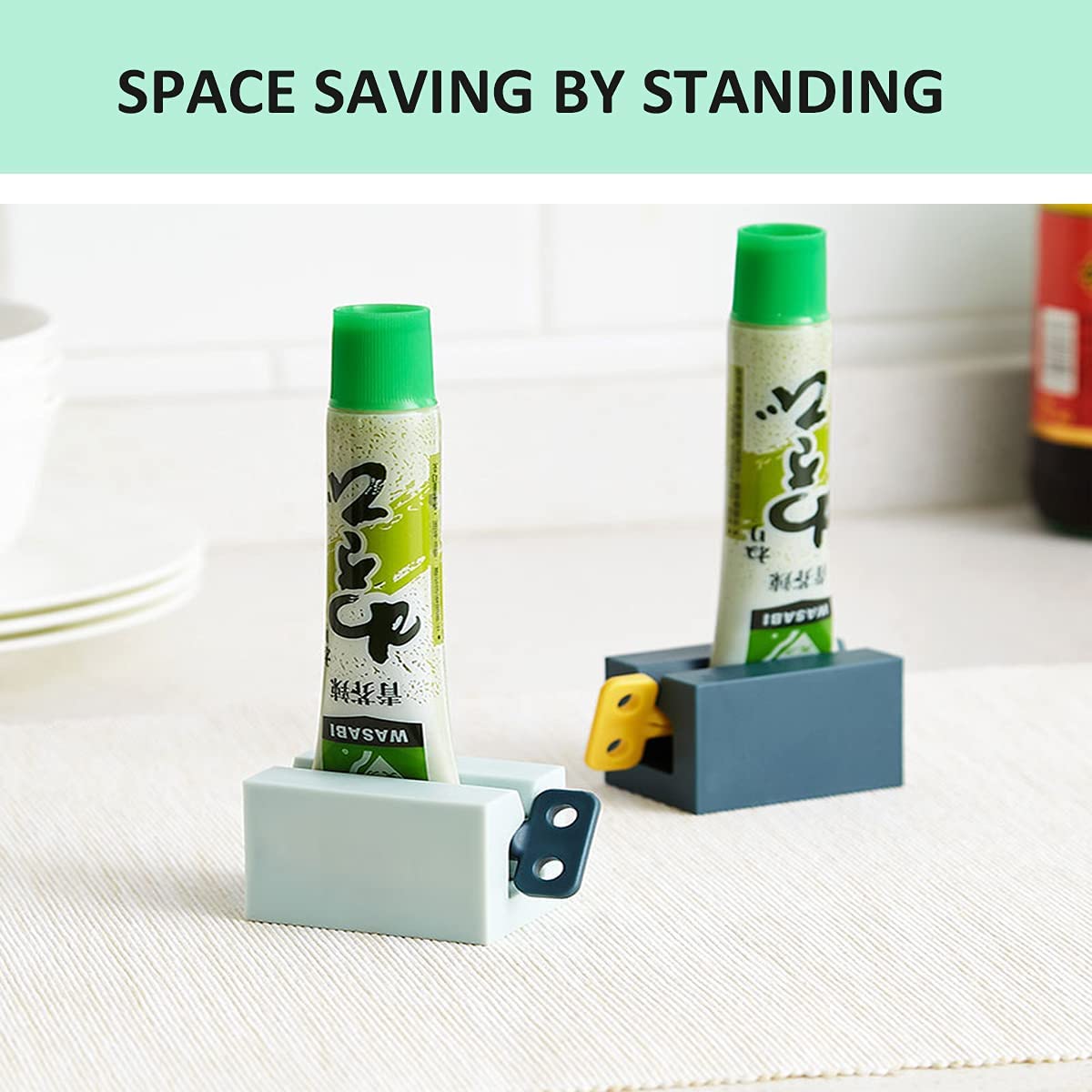 Toothpaste Squeezer Toothpaste Tube Wringer Toothpaste Dispenser Holder Tube Squeezer Toothpaste Seat Stand for Bathroom