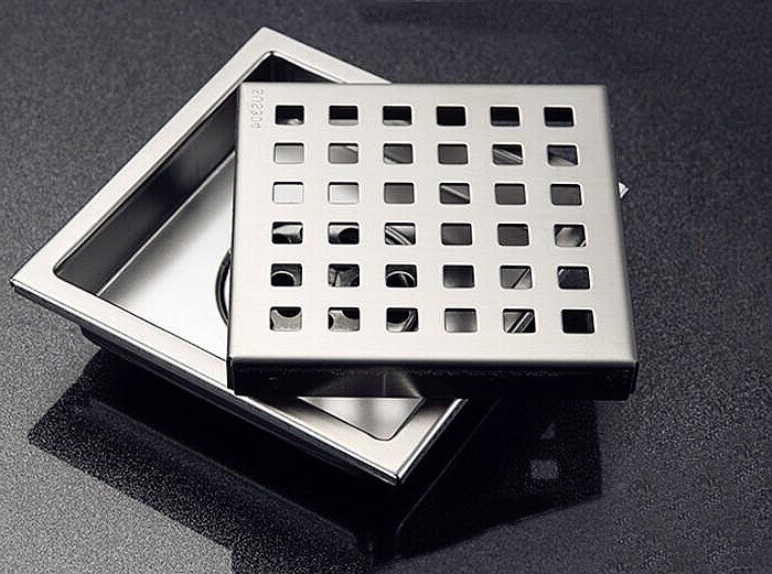 110*110mm Bathroom Kitchen Square Floor Drain Strainer Cover For Kitchen Or Bathroom Drain sink DR124