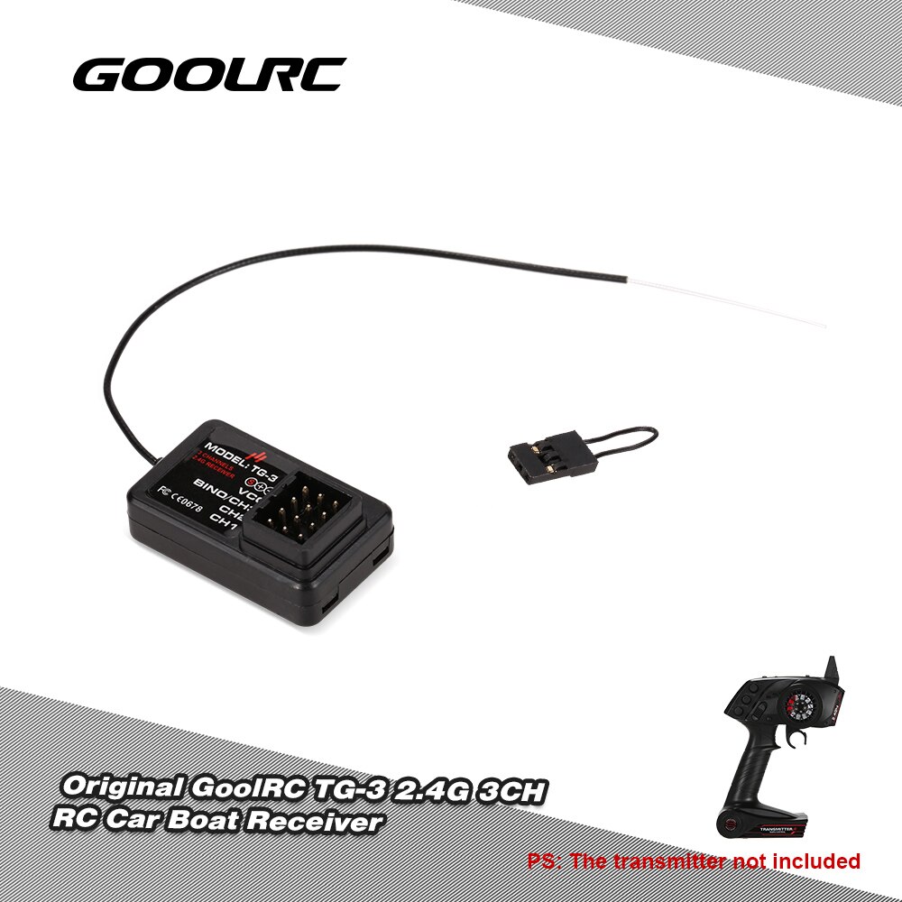 Originele Goolrc TG-3 2.4G 3CH Rc Auto Boot Ontvanger Voor Goolrc TG3 Austar AX5S Zender