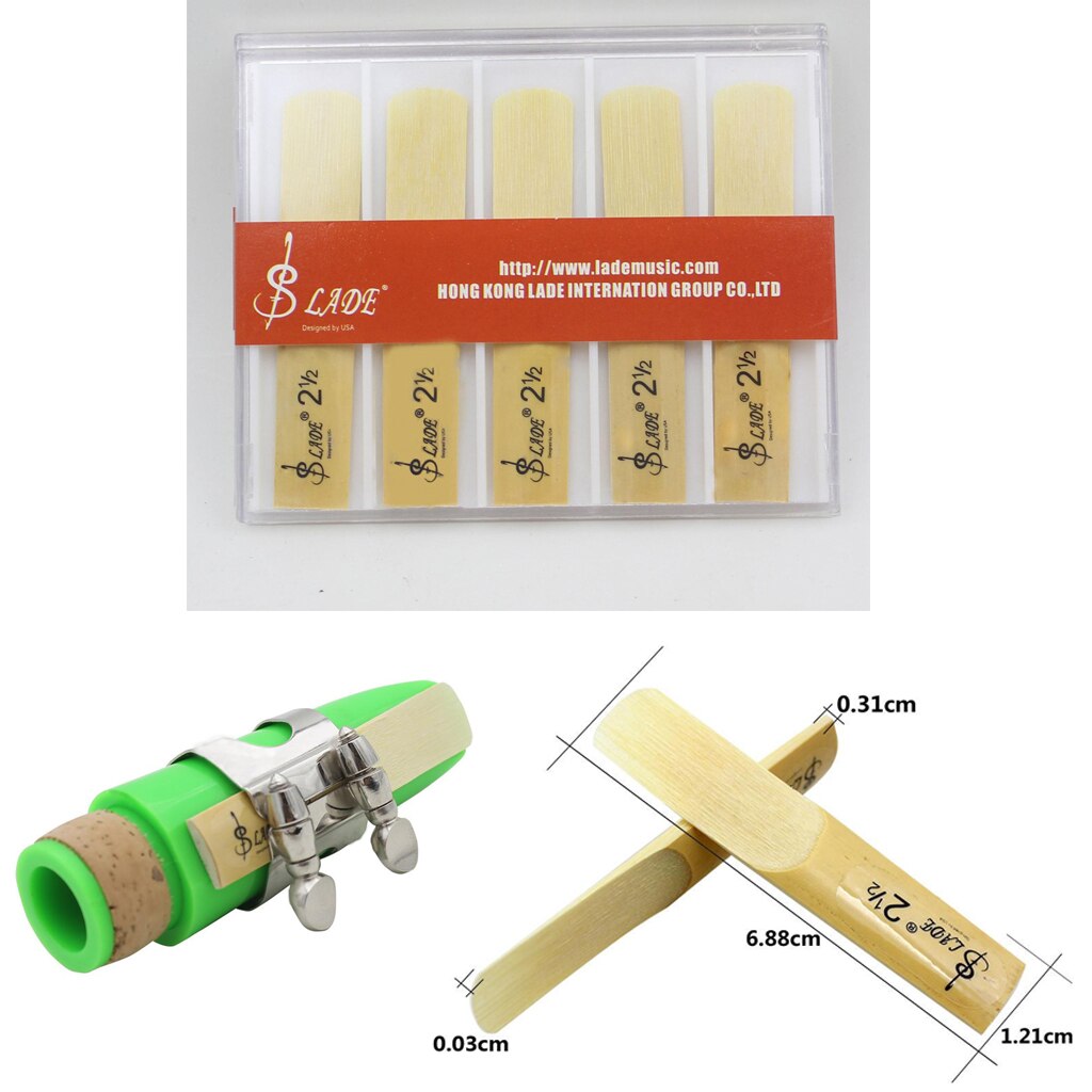 Caja de 10 clarinete, juego de lengüetas Bb Strength 2,5 tradicional para recambios de instrumentos musicales DIY
