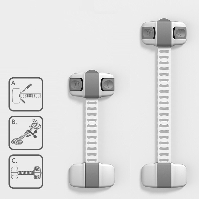 3/1 pces 20cm fechamento do armário do bebê proteção de segurança da criança das crianças trava de gaveta de segurança para geladeiras