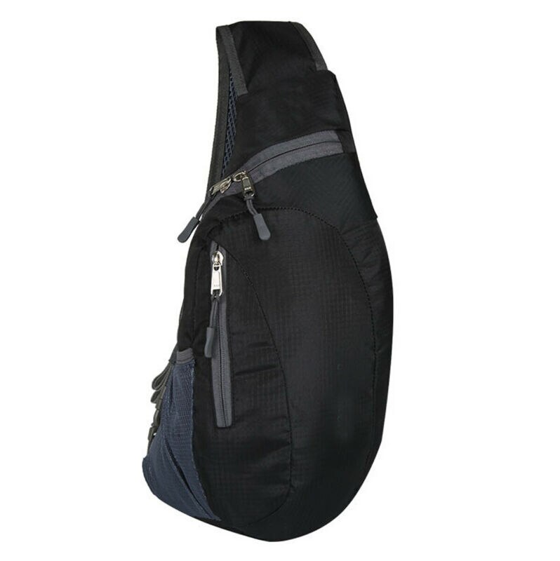 Bolso de mano deportivo de nailon para mujer, bolsa cruzada de pecho, informal, portátil, para viajes al aire libre, Unisex,