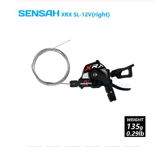 SENSAH-cambio de velocidades de bicicleta MTB RX10, 1x10 CRX, 1x11 XRX, 1x12, gatillo cambiador de velocidad, desviadores traseros 10/11/12s para M6000 M8000 M9100: XRX12Trigger Shifter