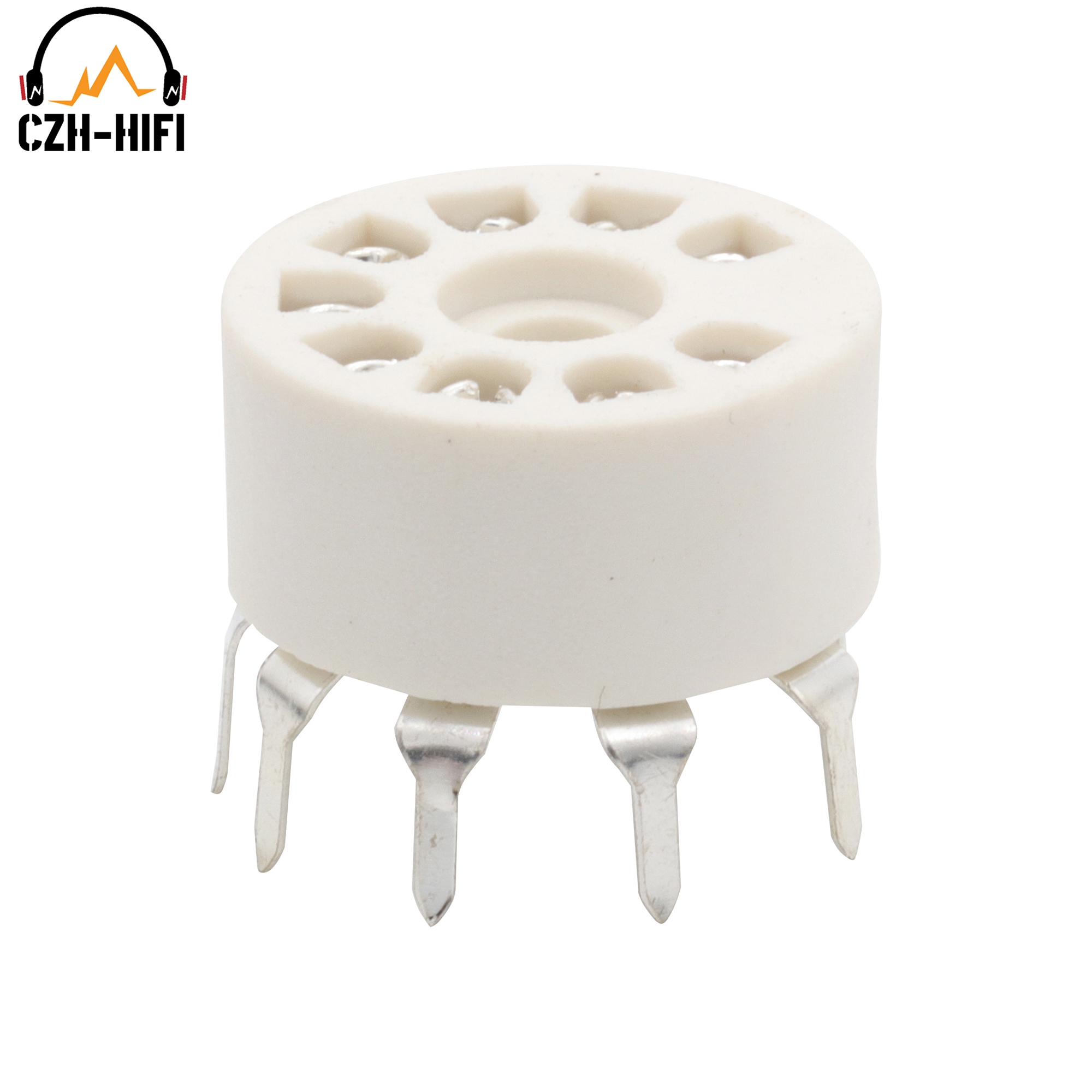 10 stks 9pin B9A Buis Socket Plastic Ventiel Basis voor 12AX7 12AT7 12AU7 EL84 6N1 6570 6922 6DJ8 6N1 ECC83 ECC82 Versterker PCB Mount