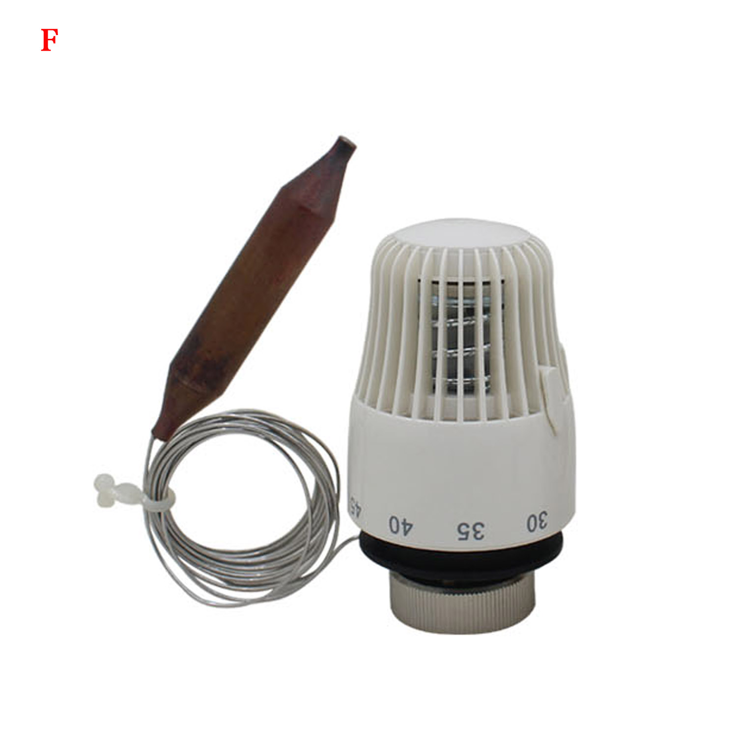 system temperature controller valve energy save30-70degree DN15-DN32 Brass2/3wayStraight thermostatic radiator valve for heating: Light Purple