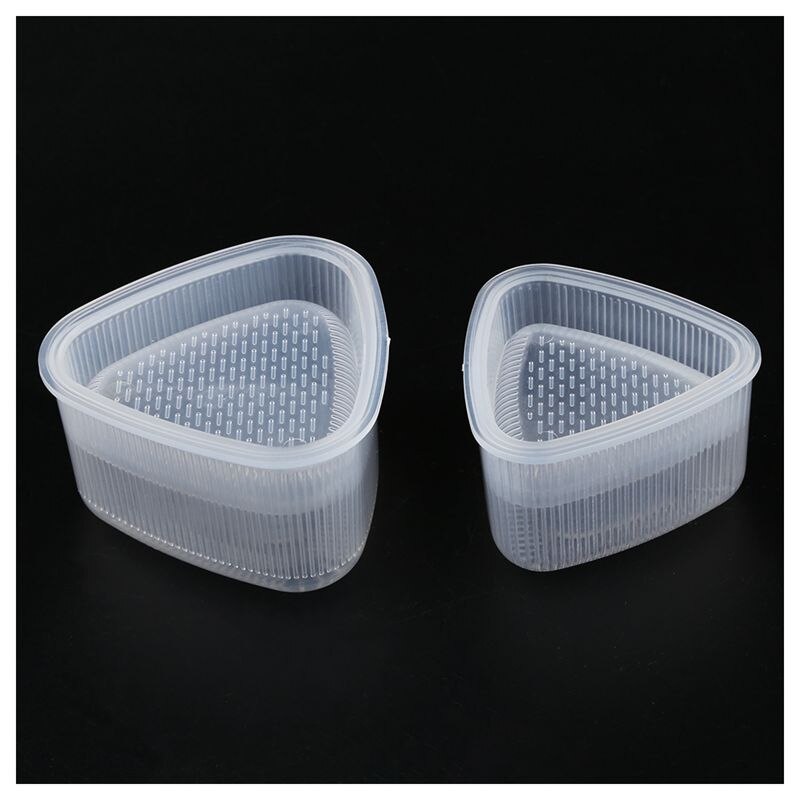 2 PCs Triangular Form Sushi Mold Onigiri Rice Ball Frame Food Mould Decorating Tools