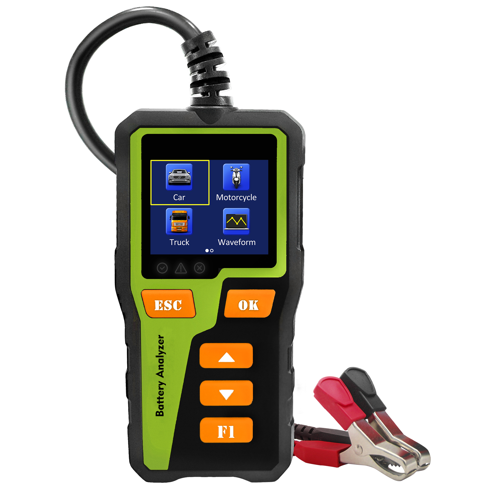 BT-30 Batterie Tester zuletzt Tester Autobatterie Tester abs digitaler Autobatterie analysator für sterben meisten Batterien unterstützt 10 Sprachen