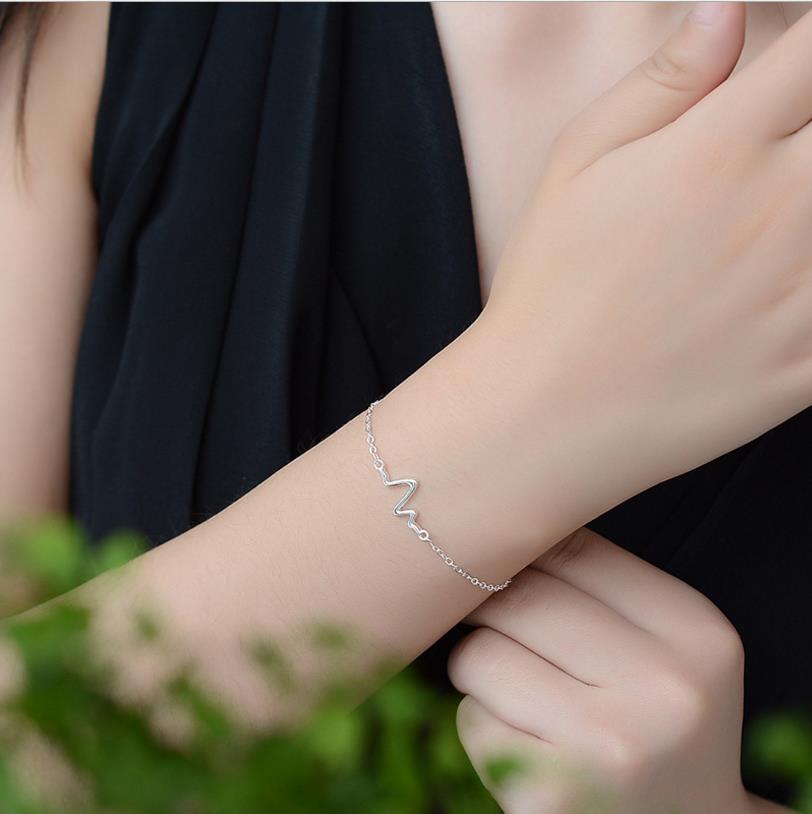 Everoyal Semplice di Modo Geometrica Bracciali A Catena Per Le Donne Gioielli Vintage In Argento 925 Cavigliere Ragazze Accessori di Cerimonia Nuziale Della Sposa