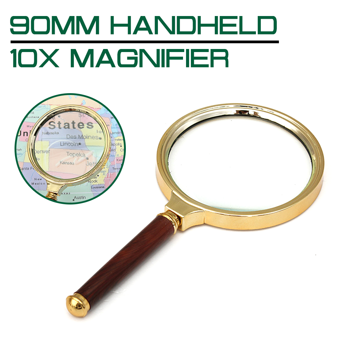 4 Pièces Loupe 10X Kit, Loupe De Lecture Avec Loupe Pliante, Pochette 4 Pièces Loupe 10X Kit, Loupe De Lecture Avec Loupe Pliante, Pochette