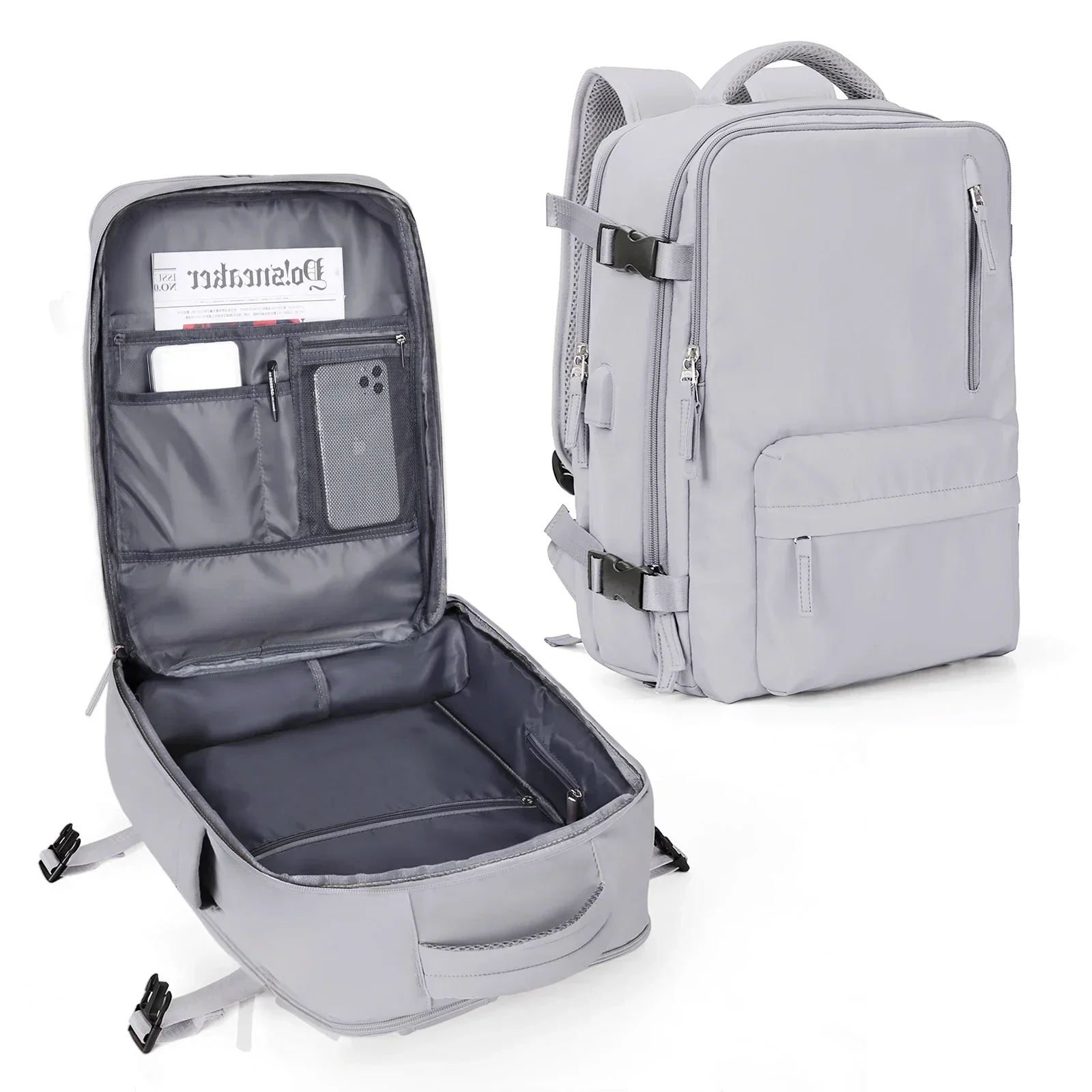 Rucksack 40x30x20 Flugzeug, Ryanair Kabine Handgepäck rucksack, Easyjet Laptop Rucksack für Flugzeug reisen, Schul rucksack: Gold